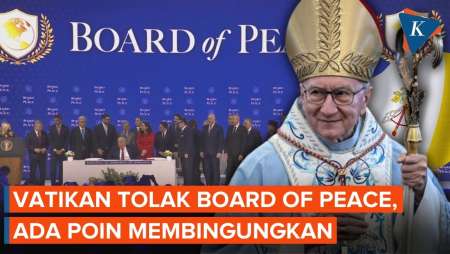 Tolak Gabung Board Of Peace, Vatikan: Ada Poin Membingungkan