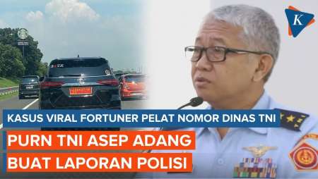 Tak Kenal Pria yang Pakai Pelat Mobil Dinasnya, Purnawirawan TNI Asep Lapor Polisi