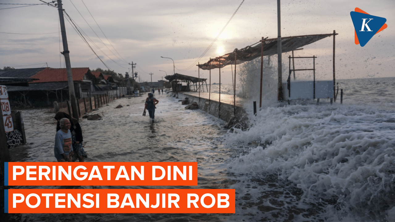 Peringatan Dini Potensi Banjir Rob di Jateng dan Jatim