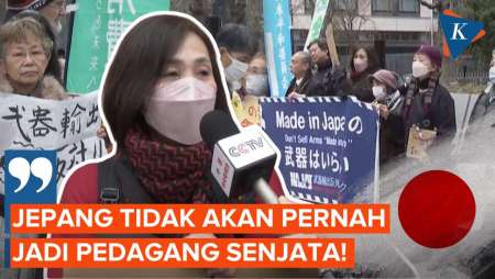 Tolak Ekspor Senjata Jepang, Warga Tokyo Tak Ingin Negaranya Dagang Persenjataan