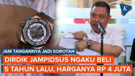 Bantah Harga Jam Tangannya Rp 1 Miliar Lebih, Dirdik Jampidsus: Harganya Hanya Rp 4 Juta