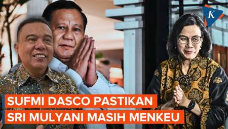 Sufmi Dasco Pastikan Sri Mulyani Tidak Mundur dari Kabinet Prabowo