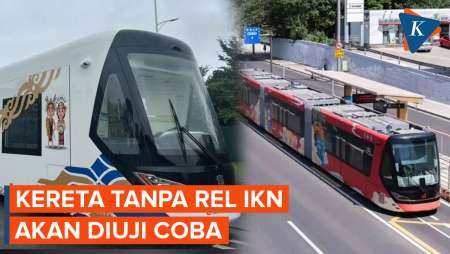 Kereta Tanpa Rel di IKN Mulai Diuji Coba Pekan Depan