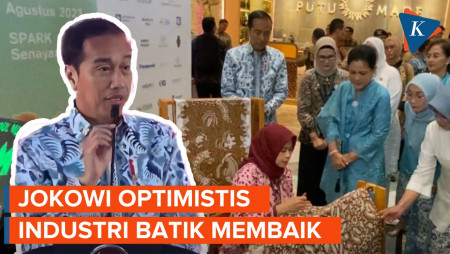 Resmikan Gelar Batik Nusantara, Jokowi Optimistis Industri Batik Bangkit