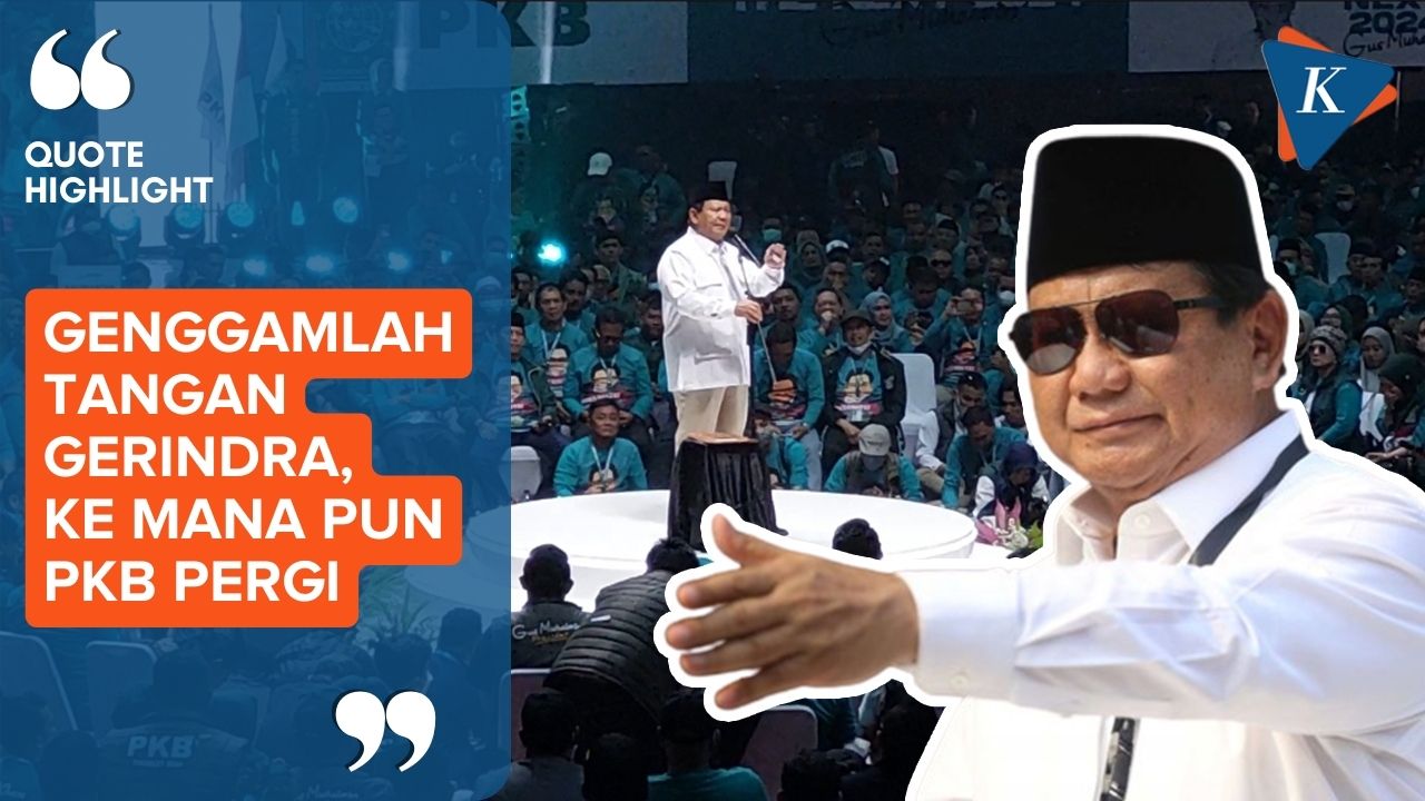 Prabowo Umbar Kemesraan dan Soliditas Gerindra-PKB Lewat Pantun