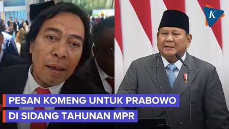 Harapan Komeng Ke Prabowo: Saya Ga Minta Harapan, Tapi Juara Satu