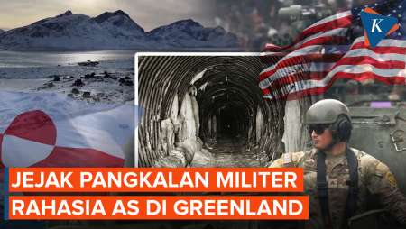Terkuak! Pangkalan Militer Rahasia AS Muncul Dari Bawah Es Greenland