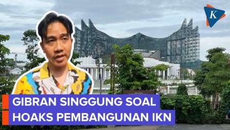 IKN Disebut Istana di Tengah Hutan, Gibran: Hoaks Itu
