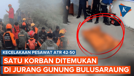 Satu Korban Penumpang Pesawat ATR 42-500 Ditemukan Di Jurang Gunung Bulusaraung