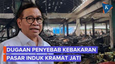 Gubernur DKI Ungkap Penyebab Kebakaran Pasar Induk Kramat Jati