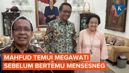 Sekjen PDI-P Benarkan Mahfud Temui Megawati Kemarin, Bahas Apa?