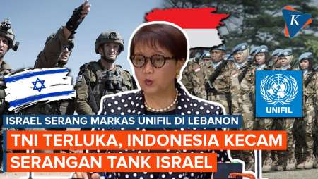 Indonesia Kecam Israel Usai Dua TNI Pasukan UNIFIL PBB Terluka Diserang Tank