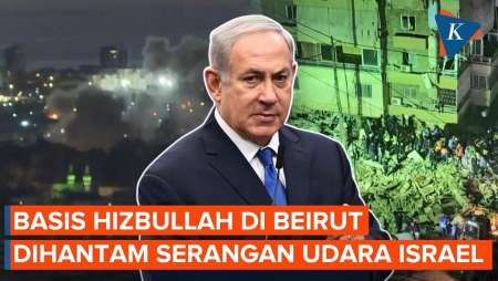 Israel Bombardir Beirut Selatan, Komandan Hizbullah Jadi Target Utama