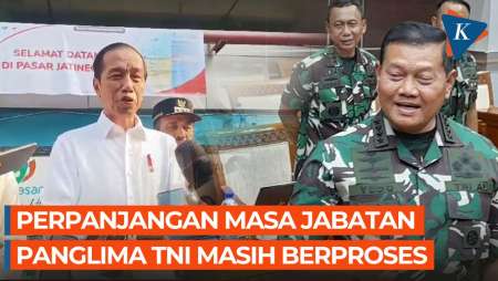 Jokowi Sebut Perpanjangan Masa Jabatan Panglima TNI Masih Proses