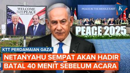Netanyahu Sempat Akan Hadir Di KTT Gaza, Kenapa Mendadak Batal?