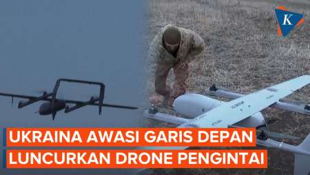 Ukraina Luncurkan Drone Pengawas Pergerakan Rusia di Garis Depan