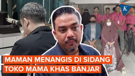Menteri UMKM Menangis di Sidang Kasus Toko Mama Khas Banjar
