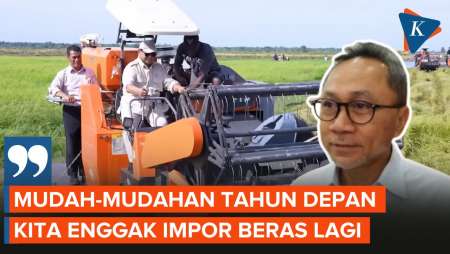 Zulhas: Mudah-mudahan Tahun 2025 Kita Enggak Impor Beras