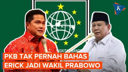 PKB Tak Pernah Bicarakan Erick Thohir Jadi Bacawapres Prabowo