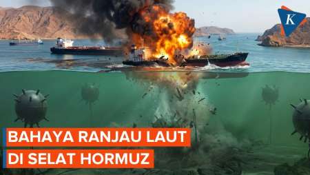 Bahaya Ranjau Laut Yang Masih Intai Selat Hormuz Saat Iran-AS Buka Blokade