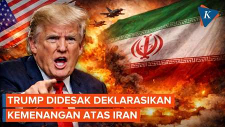 AS Cemas Perang Panjang, Trump Didesak Deklarasikan Kemenangan Atas Iran