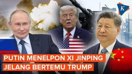 Putin Telpon Xi Jinping Jelang Bertemu Trump, Apa yang Dibicarakan?