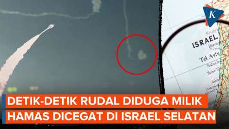 Ledakan Terdengar di Israel Selatan, Rudal Diduga Milik Hamas Dilumpuhkan di Udara