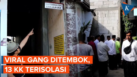 Gang Ditembok Pemilik Tanah, 13 Kepala Keluarga di Ponorogo Terisolasi