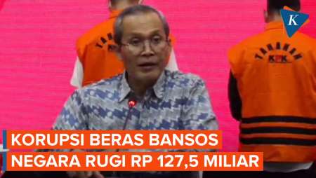 KPK Tahan 3 Tersangka Korupsi Beras Bansos di Kemensos