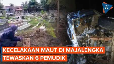 6 Pemudik Tewas Dalam Kecelakaan Maut Di Majalengka