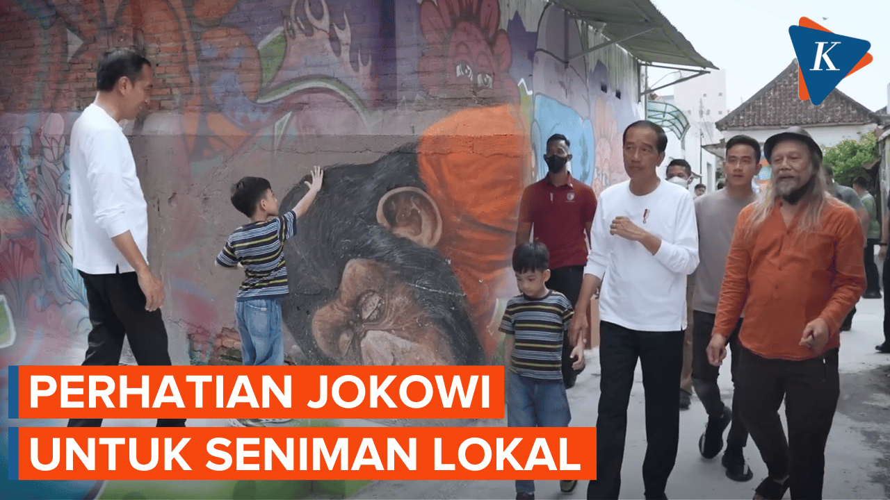 Kunjungi Mas Don Art Center, Jokowi Tertarik Kreativitas Pelaku Budaya di Solo