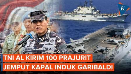 100 Prajurit TNI AL Akan Ke Italia Jemput Kapal Induk Garibaldi