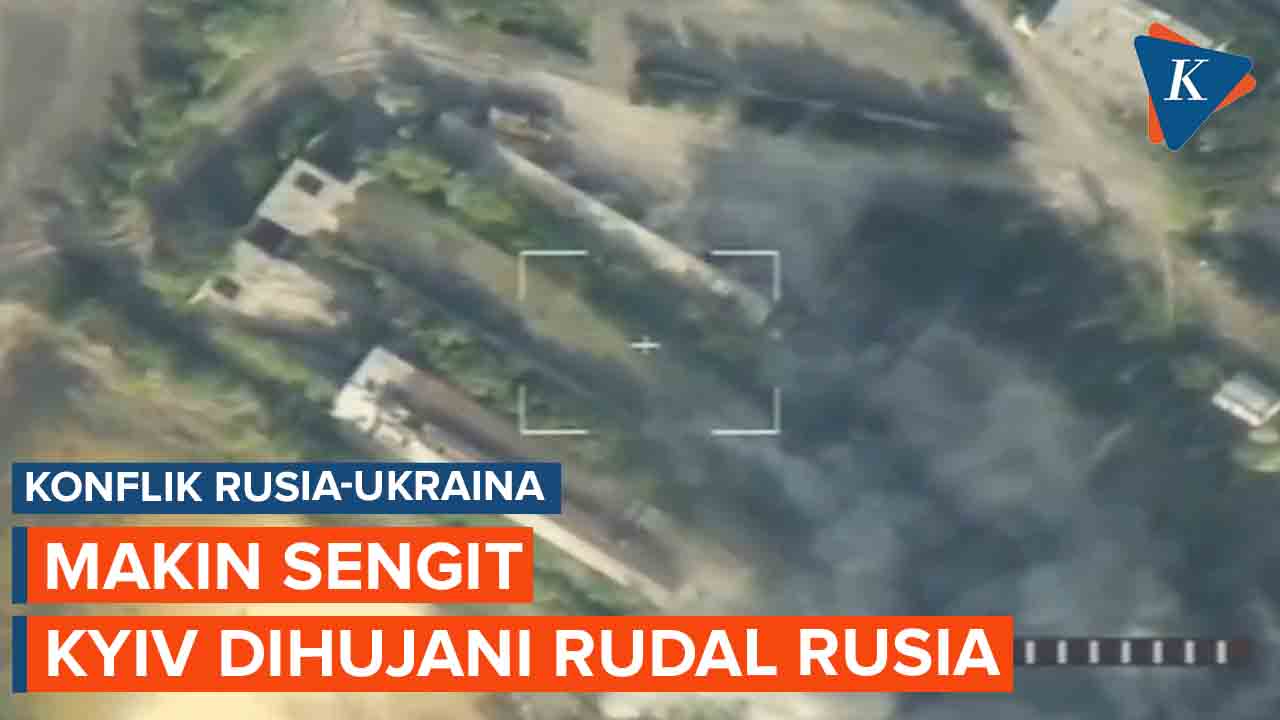 Rudal Rusia Bombardir Kyiv, Diluncurkan dari Laut Kaspia