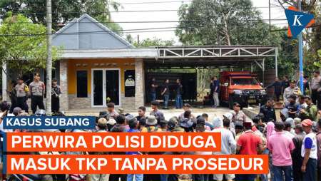 Perwira Polisi Diduga Masuk ke TKP Pembunuhan di Subang Tanpa…