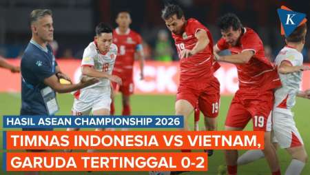 Hasil Timnas Indonesia Vs Vietnam Babak Pertama, Garuda Tertinggal 0-2