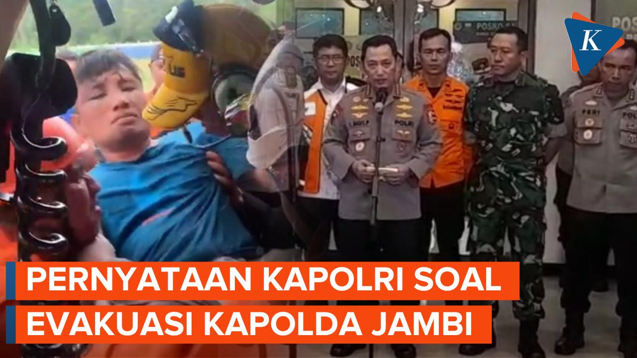 Kapolri Apresiasi Kinerja Tim Evakuasi Rombongan Kapolda Jambi
