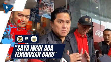 Erick Thohir Usul Ada Penampilan Penyanyi Sebelum Tanding Indonesia vs Argentina