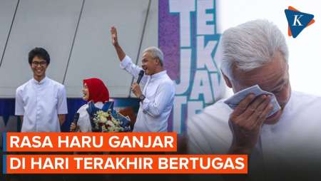 Detik-detik Ganjar Berurai Air Mata Teringat Janji yang Belum Tuntas untuk Sang Anak