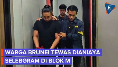 Detik-detik Selebgram Pembunuh Warga Brunei Di Blok M Ditangkap