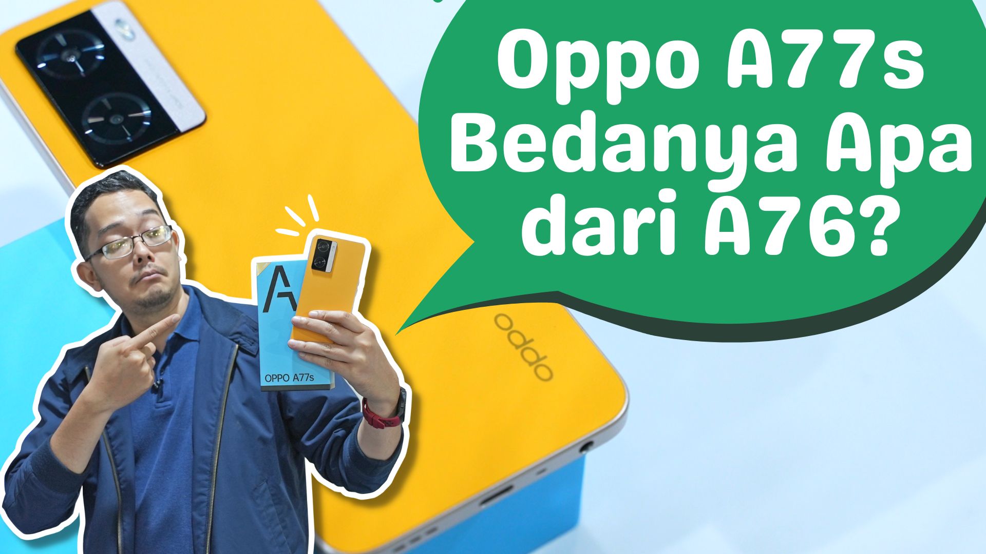 Hands-on Oppo A77s, Penerus A76 Berbahan 