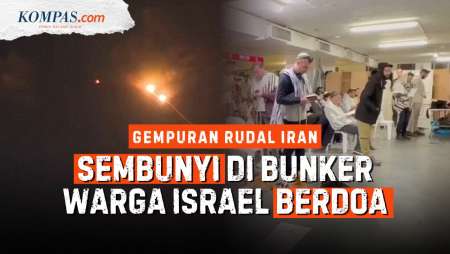 Israel Mencekam, Dihantam Hujan Rudal Iran, Warga Berdoa Di Bunker-bunker Persembunyian