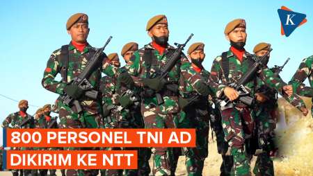 800 Personel TNI AD Dikirim ke NTT Jaga Perbatasan RI-Timor Leste