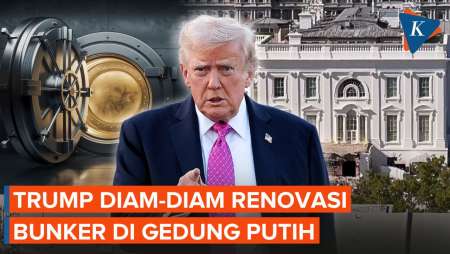 Misteri Proyek Bawah Tanah Gedung Putih, Trump Diam-diam Upgrade Bunker Perlindungan Bom