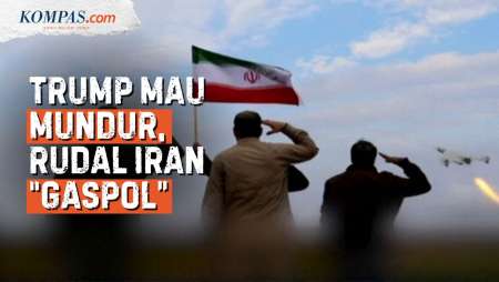 Penampakan Rudal Iran Menuju Teluk Saat Trump Sebut Misi AS Hampir Selesai