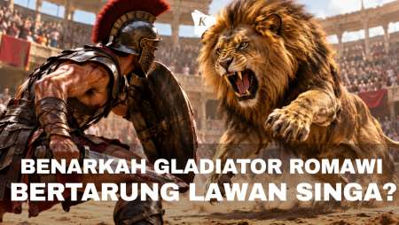 Benarkah Duel Gladiator Romawi dan Singa Pernah Terjadi?
