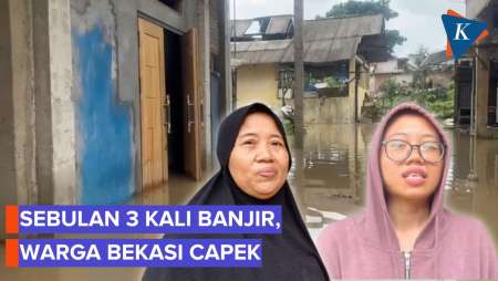 Capek 3 Kali Banjir Dalam Sebulan, Warga Gang Mawar Minta Kali Bekasi Dikeruk