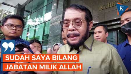 Diberhentikan dari Ketua MK, Anwar Usman: Jabatan Milik Allah