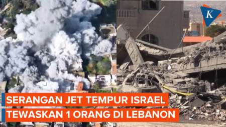 Serangan Jet Tempur Israel ke Pusat Militer Hizbullah Tewaskan 1 Orang di Lebanon