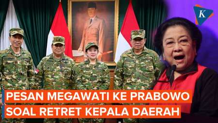 Megawati Kirim Pesan ke Prabowo soal Retret Kepala Daerah