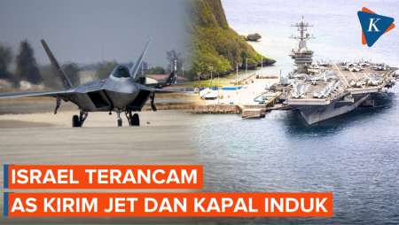 Israel Terancam Diserang Iran dan Hizbullah, AS Kirim Jet Tempur F-22 dan Kapal Induk